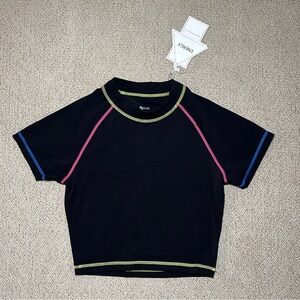 BuffBunny Black Crop Top